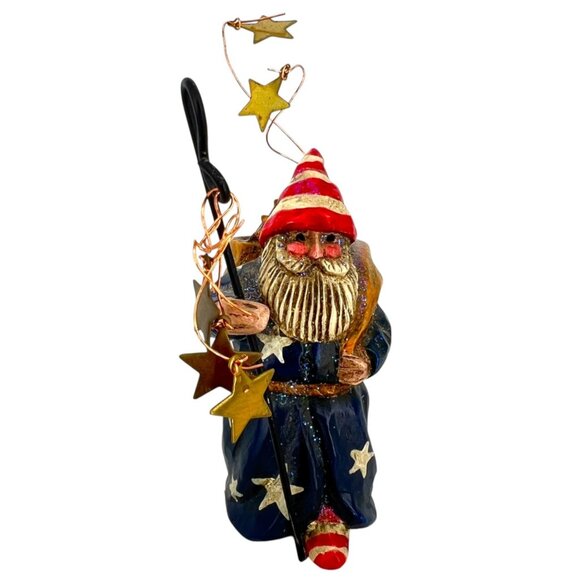 Pam Schifferl Sandman Bag of Stars Santa Christmas Ornament - Picture 1 of 16